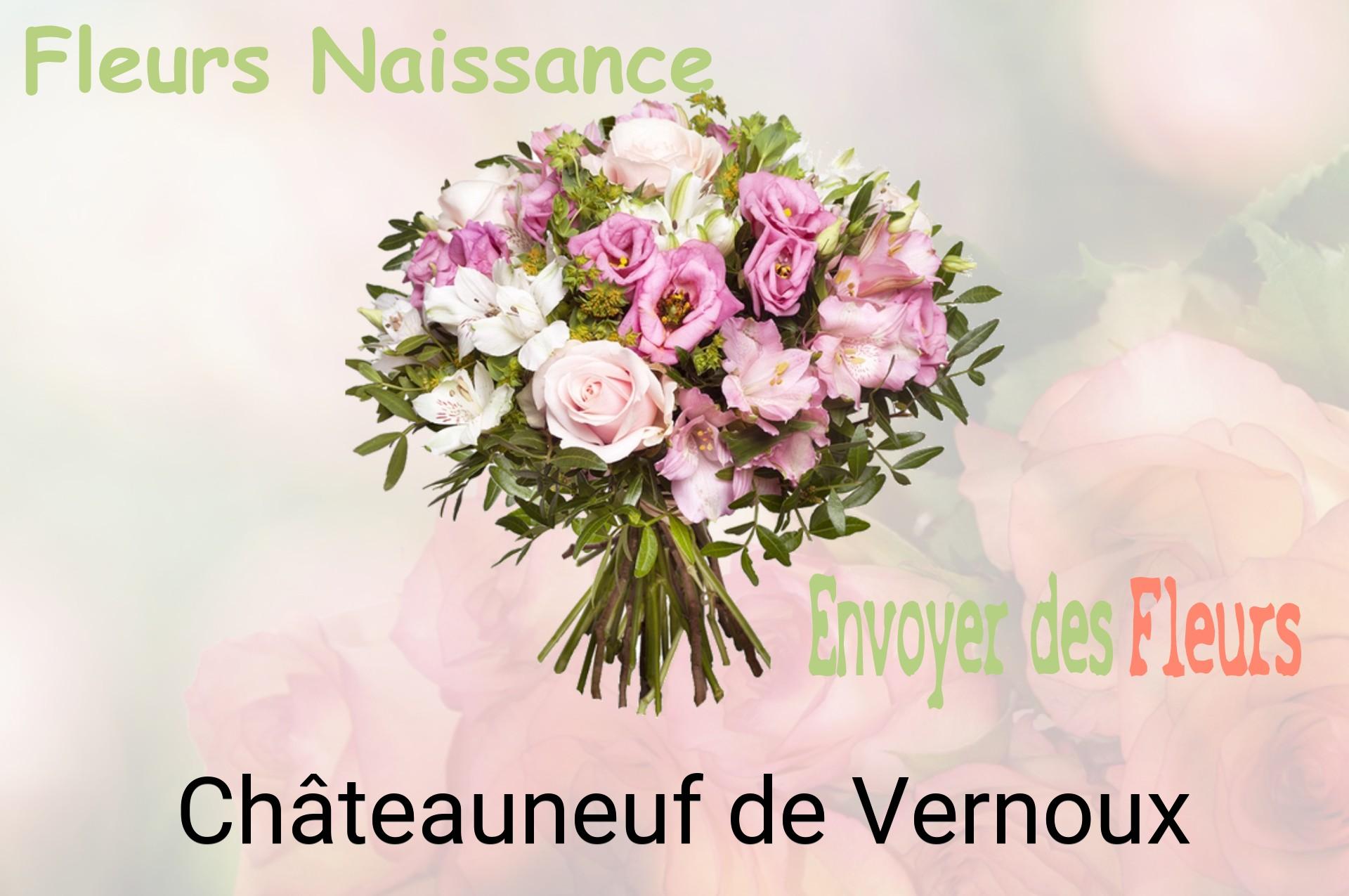 Bouquet de fleurs de naissance livré à Châteauneuf-de-Vernoux